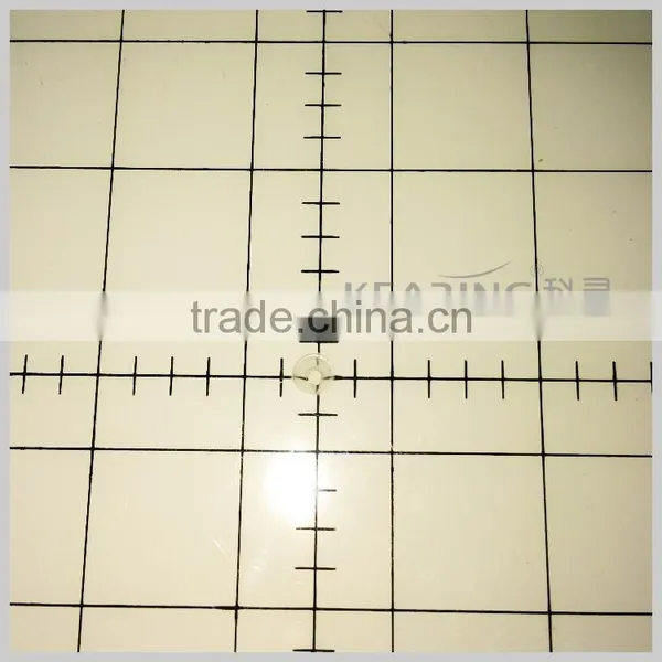 Aviation Protractor - Square in Flexi Durable Plastic ( 5'' * 5'' ) Nautical Grid Protractor # KPP-1 photo-6