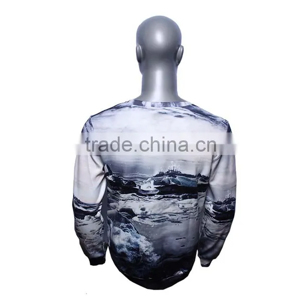 High Quality Fashion Style 100% Polyester Printing Men Fleece Sport Jacket photo-2