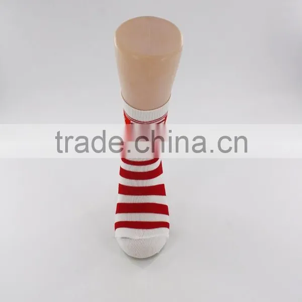 Women Thin Strip Socks With Mercerized Cotton for Summer photo-3