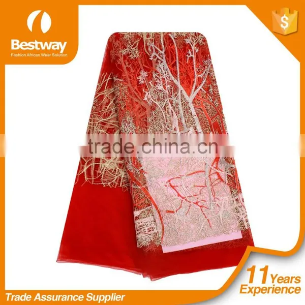 Bestway Textiles FL0134 Tulle Lace French Net Lace for Christmas Party photo-6