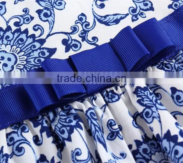 Printed Pattern Mom and Bab Fashion Kids Girl Dress in Stock Item for Wholesale photo-2