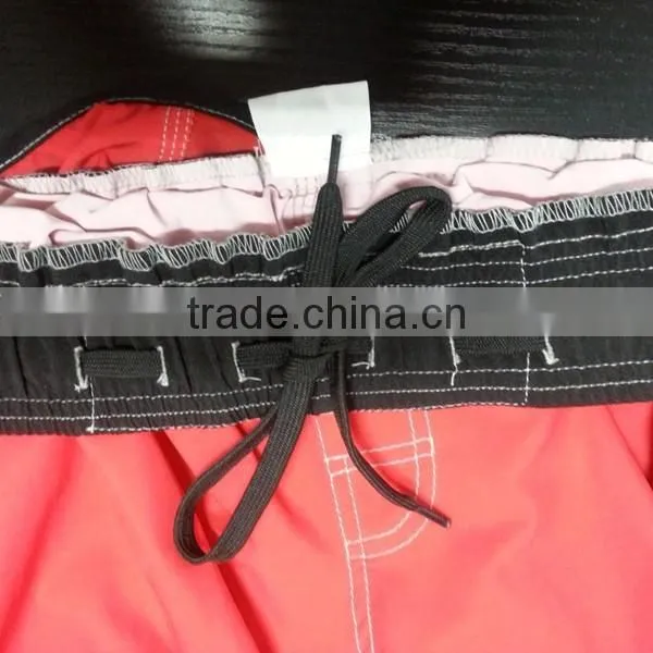 Elastic Waistband Custom Logo Rubber Print Top Brand Mma Shorts photo-3
