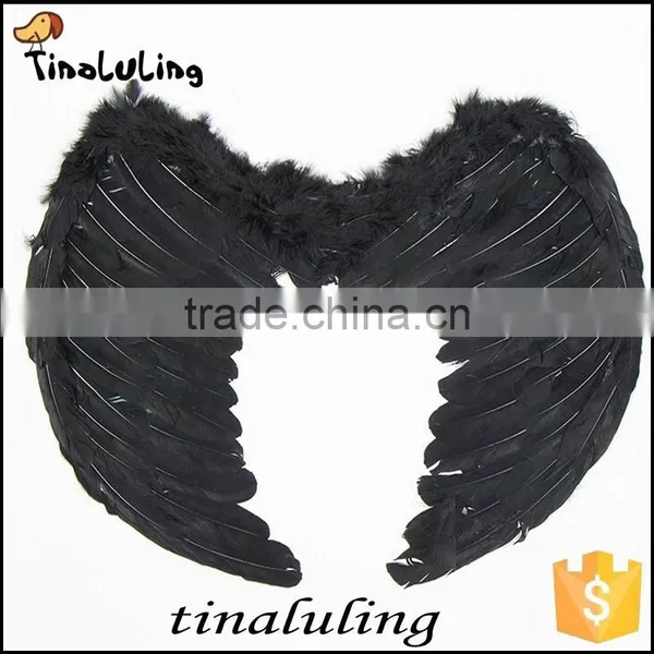 Customized Handmade Large Ostrich Feather Wings for Party photo-5