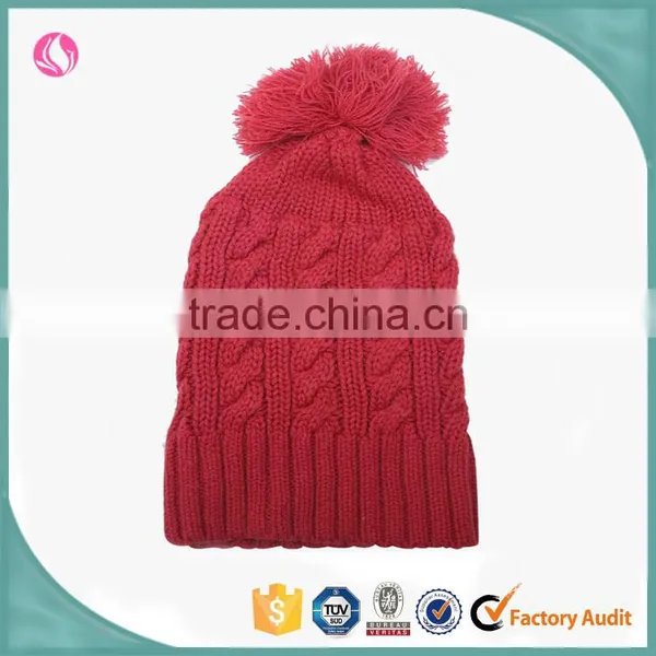2017 Winter Ladies Fashion Clothing Winter Beanies Knitted Custom Beanie Hat photo-5