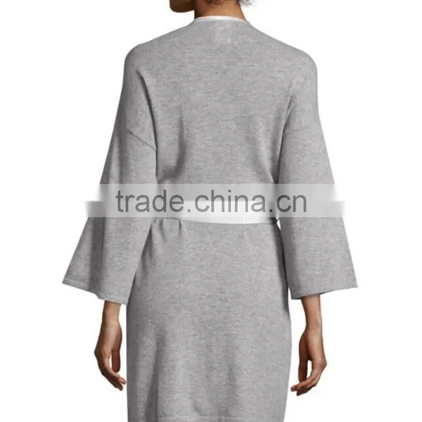 Short With Silk Women Sweater Robe Pure Cashmere Directly Sale photo-2