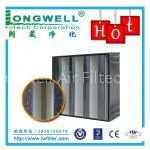 V-bank Filter for Air Conditioning Applications and Pre-filtration for Clean Room.