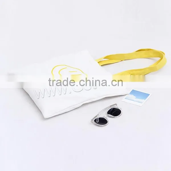 Chinese Supplier Shopping Eco Recycled Canvas Rectangle Standard Size Canvas Tote Bag photo-4