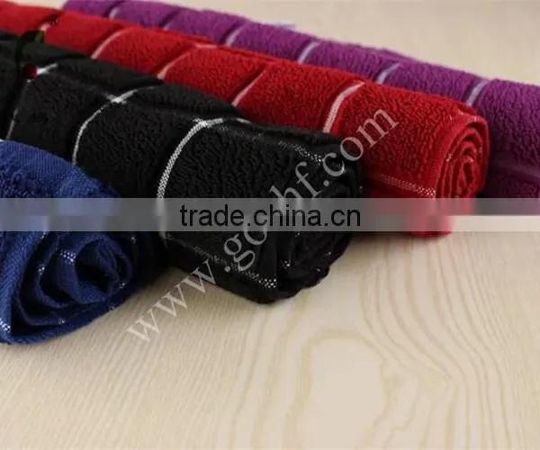 Plush Grid Pattern 100% Cotton Bath Mat photo-3