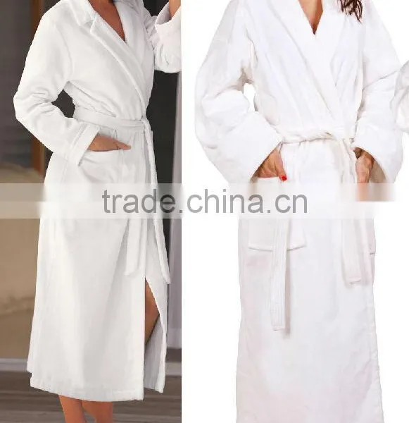 100% Cotton Hotel Luxury Terry Cloth Towel Bathrobe Spa photo-3