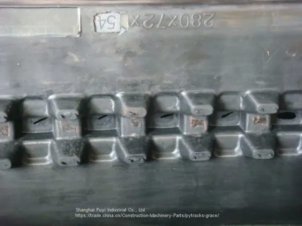 Rubber Track 280*72*47 for Remote Control Robot Lawn Mower photo-2