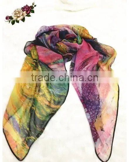 PRINTED POLYESTER SCARF photo-2