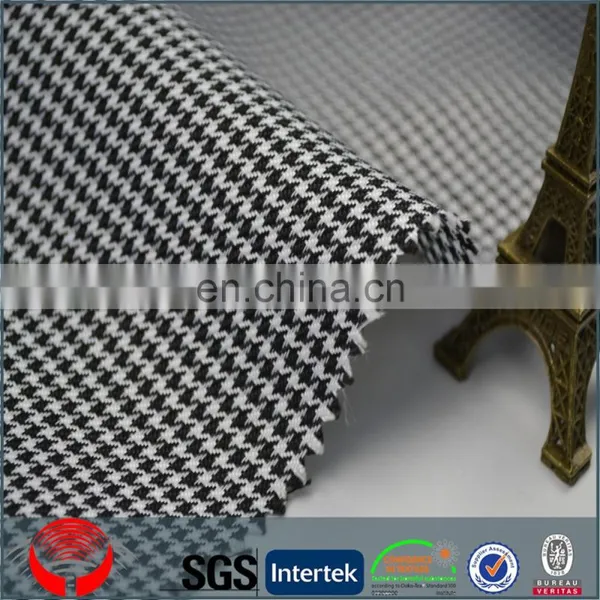 check fashion houndstooth shape memory fabric