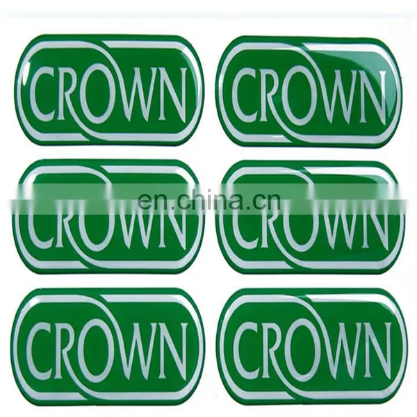 Factory Specializing for Crystal Epoxy Plastic Sticker/self-adhesive PVC Crystal Disu Trademark photo-2