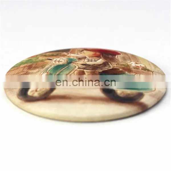 Sedex Audit Promotional Custom Mini Cute Unique Round Tin Plate Compact Pocket Mirror photo-2