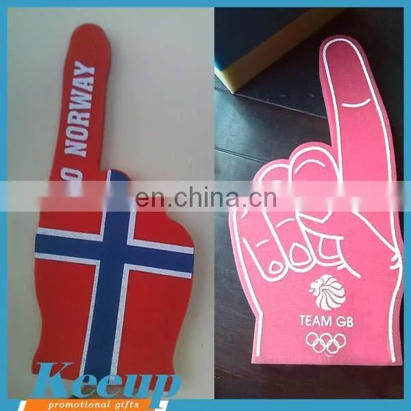 Most Popular Fans Items Giant Wave Foam Finger Cheering Hands Foam Hand Sponge Hand Foam Finger photo-6