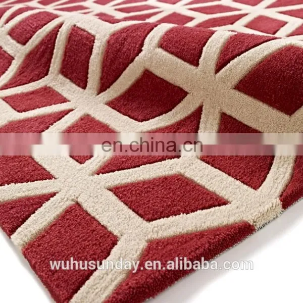 Chinese Polyester Hand Tufted Carpet Rugs Handmade Polyester Carpet photo-4