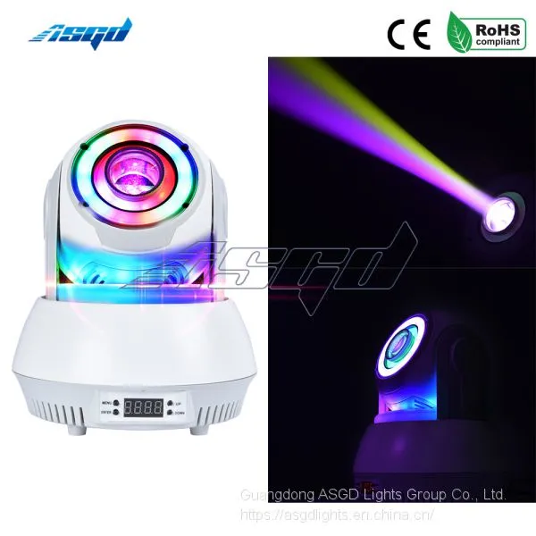 ASGD Mini 30W Led Spot Moving Head Light professional performance effect stage light
