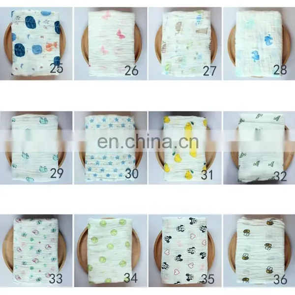 Soft 100% Organic Cotton Classic Animal Print Newborn Baby Receiving Blanket photo-5