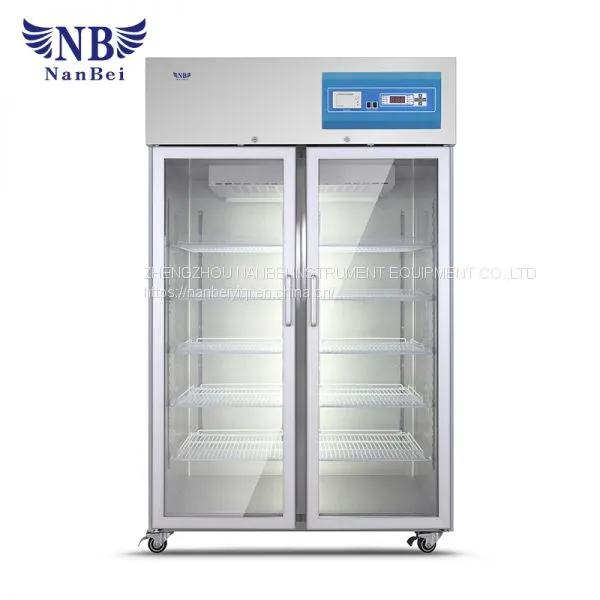 Double Door Medication Small Refrigerator Price for Ethiopia