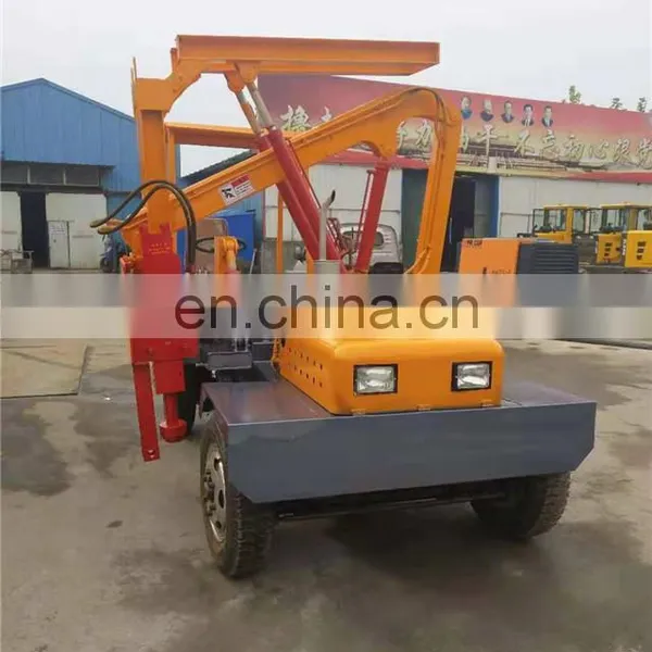 Guardrail Installation Equipment Truck Mounted Pile Driver for Sale photo-5