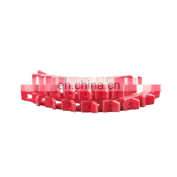 Красный ремень V-образного сечения Pu Power Twist Drive Link
