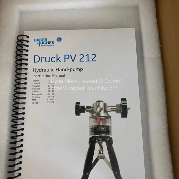 Hydraulic Hand Pump GE Druck Pv212 700psi photo-4