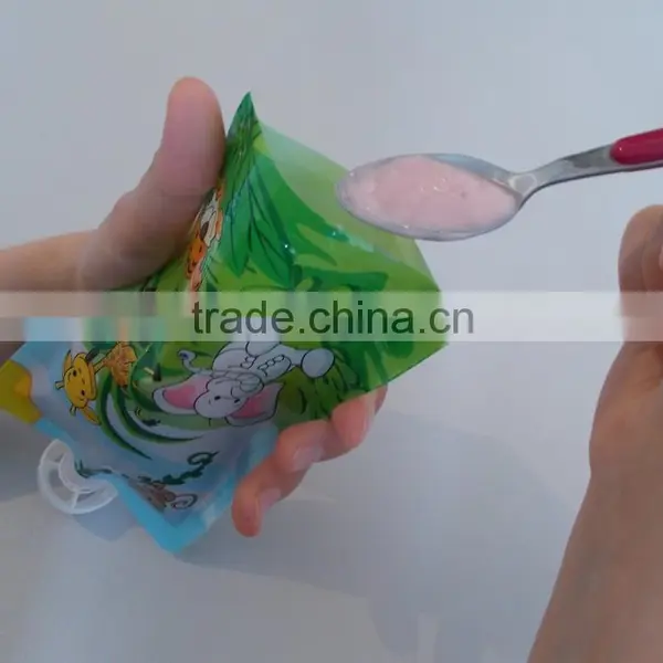China Made Plastic Foil Laminated Reclosable Bag With Snout for Baby Food photo-3