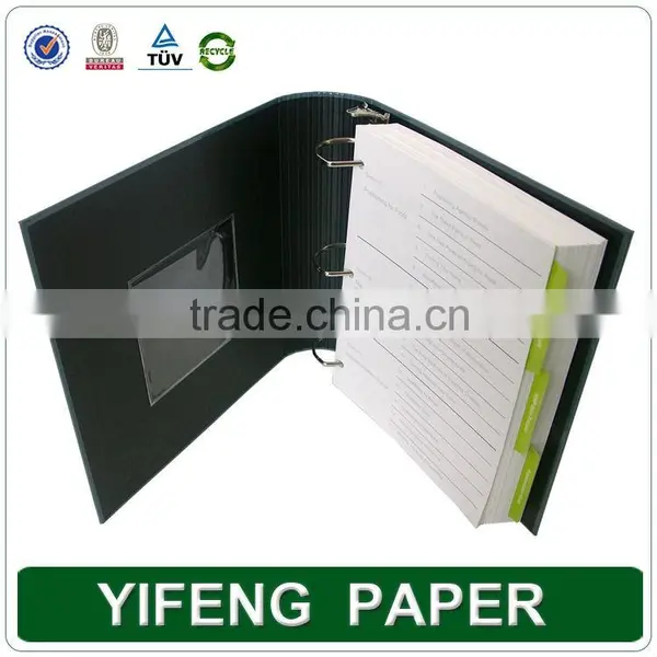 2015 Customized Printing Cover Metal Ring Binder Wholesale photo-2