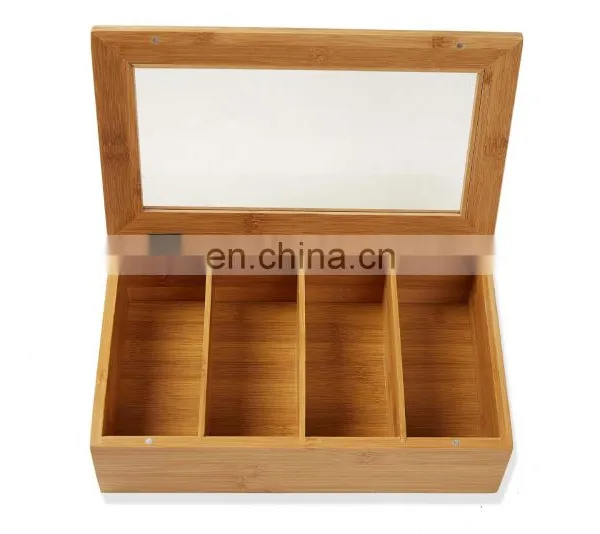 Customized Wholesale Kitchen Organizer Bamboo Storage Box Amenities Pantry Organizer Home Storage & Organization photo-2