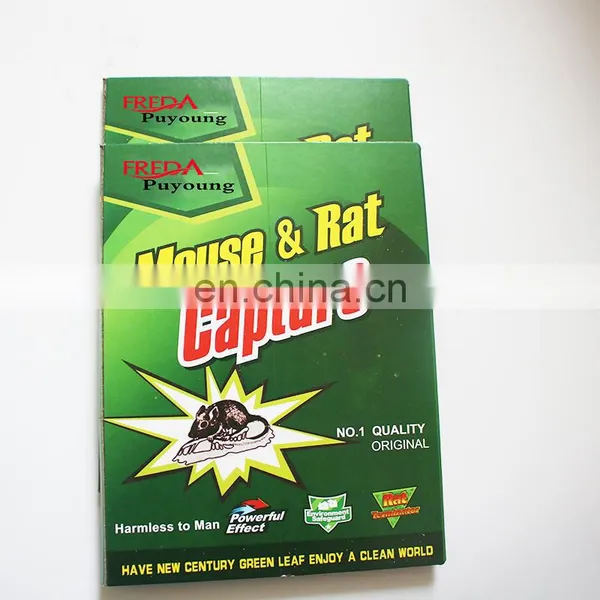 Non Poisonous Mouse & Rat Glue Snare Green Board Glue Trap for Rats photo-3