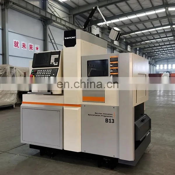 China Hot Sell High Quality B13 Swiss Type 5 Axes Cnc Lathe With Dual Spindle photo-2