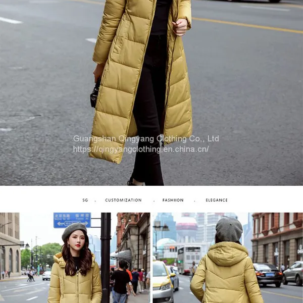 Winter Jacket Women's Warm Fashion Trend Coat Long Dress Women's Thick Coat photo-3