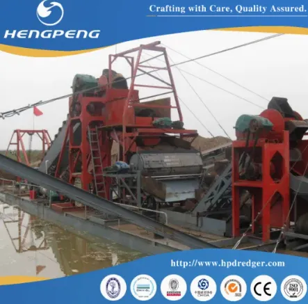 Streamlined Design China Chain Bucket Gold Mining Dredger for Efficient Operations photo-5