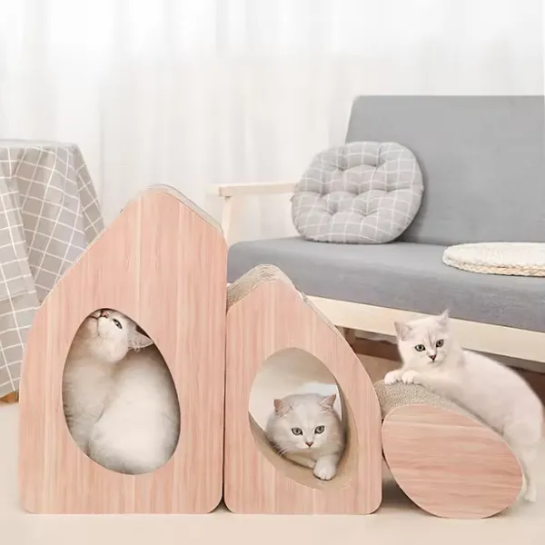 MeowLove Hot Sales Scratcher Cat Play Toy Corrugated Cardboard Cat Scratcher Cat Cardboard photo-3