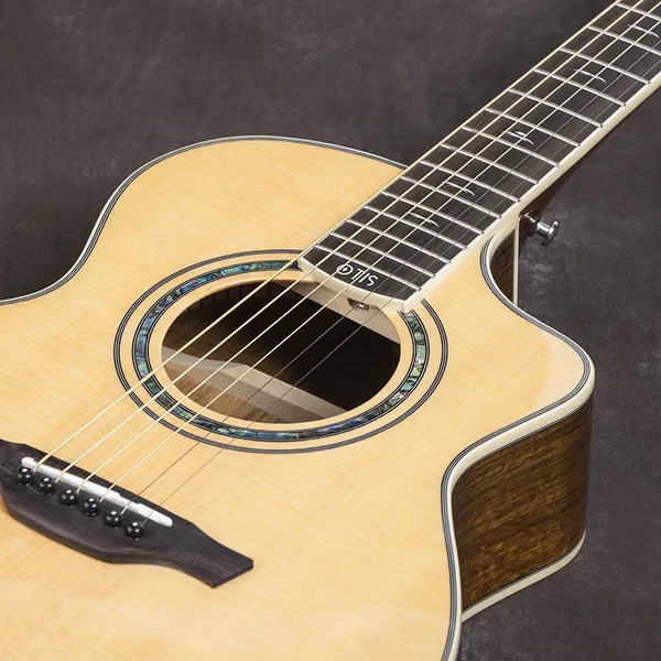 Reliable Folk Guitar Manufacturer Spot Stock Guitar Wholesale Otis Solid Top Glossy 362L photo-4