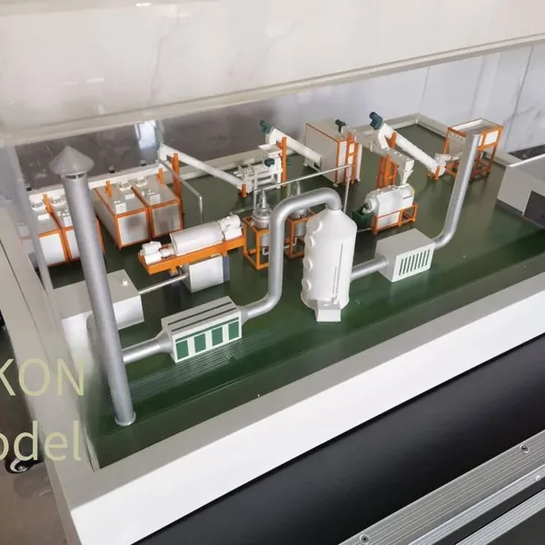 Custom-made Sand Table Models of Environmental Protection Equipment, Production of Sand Table Models of Mechanical Equipment photo-3