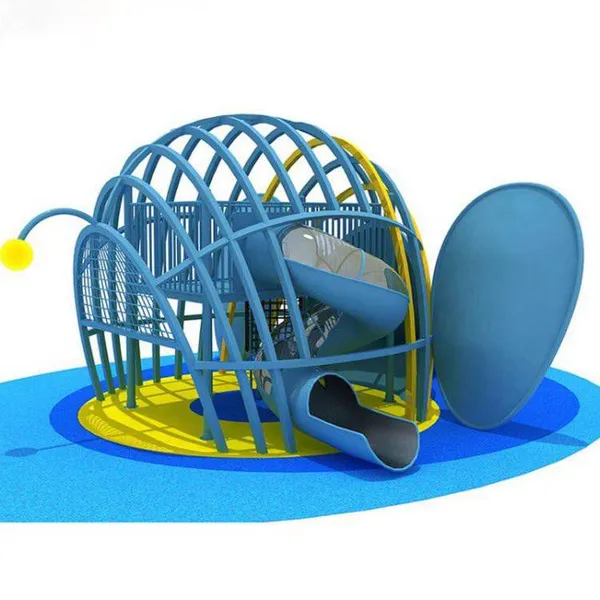 outdoor stainless steel slide, large flat slide for children's parks and scenic spots, customized non-standard amusement equipment