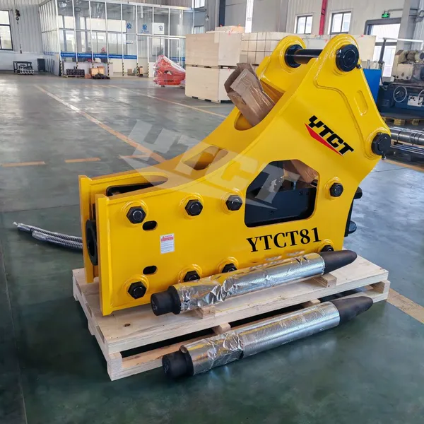 YTCT Side Type Hydraulic Breaker Hammer SB40 SB81 SB121 for 6-35Ton Excavator Rock Breaker photo-4