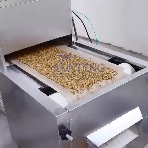 Industrial Microwave Protein Worm Drying Machine Insect Puffing Dryer Fish Bird Pet Feed Sterilization Drying Equipment EPC photo-4