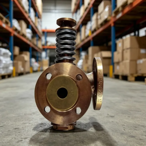 CB/T3265-94 Marine Level Gauge Self-Closing Valve DN25 PN0.1 Bronze Flanged Cock photo-4
