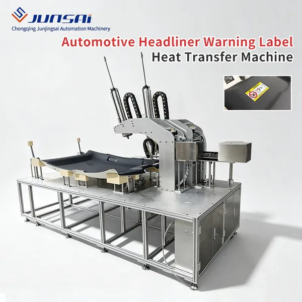 Automotive Headliner Warning Label Heat Transfer Machine