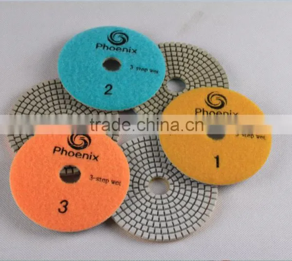 3 Step Wet Diamond Polishing Pads For Granite photo-4
