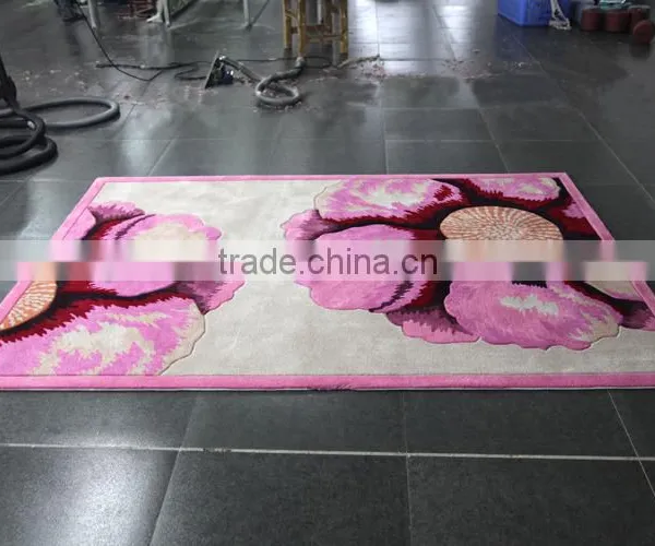 Chinese Wool And Silk Hand Tufted Carpet Rugs Handmade Wool Carpet YB-A006 photo-2