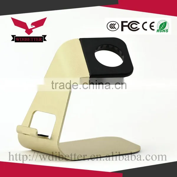 New Arrival Aluminum Stand For I Watch Stand Gold Mobile Phone Charge Stand photo-4