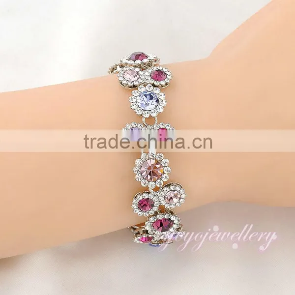 Luxury Tennis Gemstone Ladies Bracelet Models photo-5