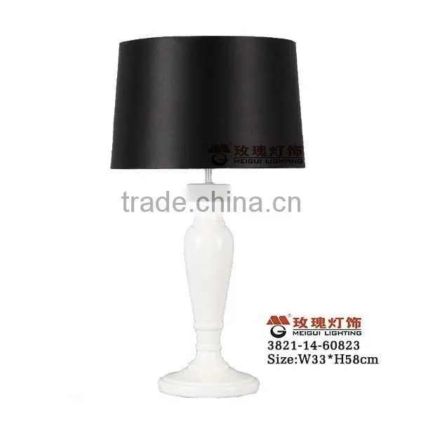 Black Table Lights in Wood for Nightstand photo-2