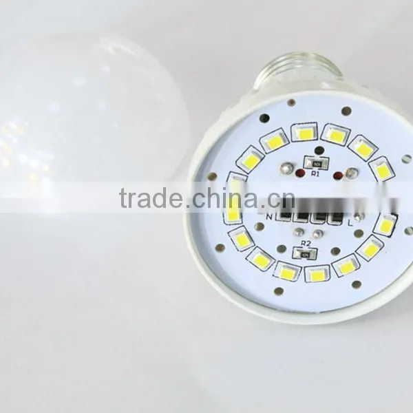 Plastic PC Shell LED Bulbs, 5W 7W Bulb Light, SMD Jiangmen Manufacturer E27 Bulb Lamp photo-2