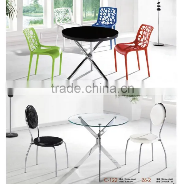 Hot Sell Round Oval Glass Dining Table Factory Sell Directly YY22 photo-2