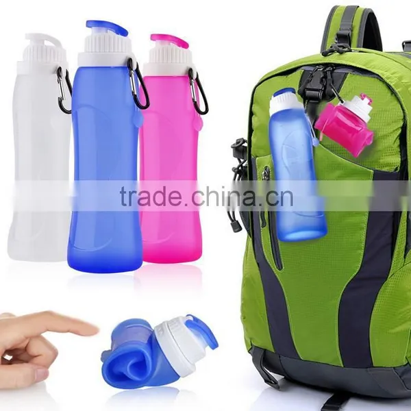 Soft Squeeze Silicone Travel Bottle Collapsible Water Bottle Joyshaker