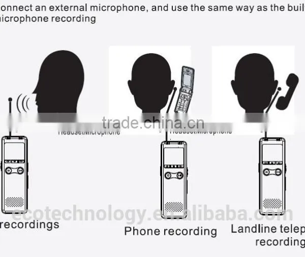 Multilingual 700 Pen Voice Recorder 8GB Can Work for 350 Hours Recording Digital With MP3 Playing Function photo-4